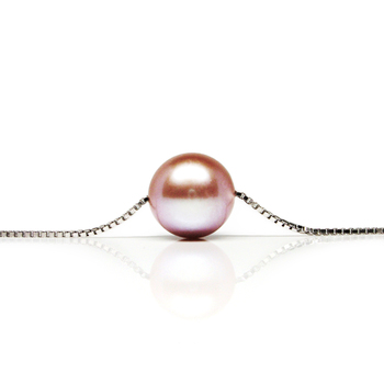 10-10.5mm AAAA Quality Freshwater Cultured Pearl Pendant in Pink 10-10.5mm AAAA Quality Freshwater Cultured Pearl Pendant in Pink