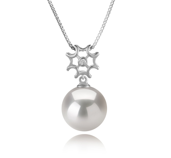 11-12mm AA+ Quality Freshwater - Edison Cultured Pearl Pendant in Tatiana White 11-12mm AA+ Quality Freshwater - Edison Cultured Pearl Pendant in Tatiana White