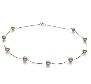 7-8mm AA Quality Freshwater Cultured Pearl Necklace in Tin Cup White 7-8mm AA Quality Freshwater Cultured Pearl Necklace in Tin Cup White
