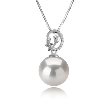 11-12mm AA+ Quality Freshwater - Edison Cultured Pearl Pendant in Trish White 11-12mm AA+ Quality Freshwater - Edison Cultured Pearl Pendant in Trish White
