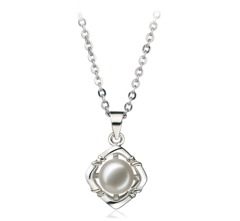 6-7mm AA Quality Freshwater Cultured Pearl Pendant in Vera White 6-7mm AA Quality Freshwater Cultured Pearl Pendant in Vera White