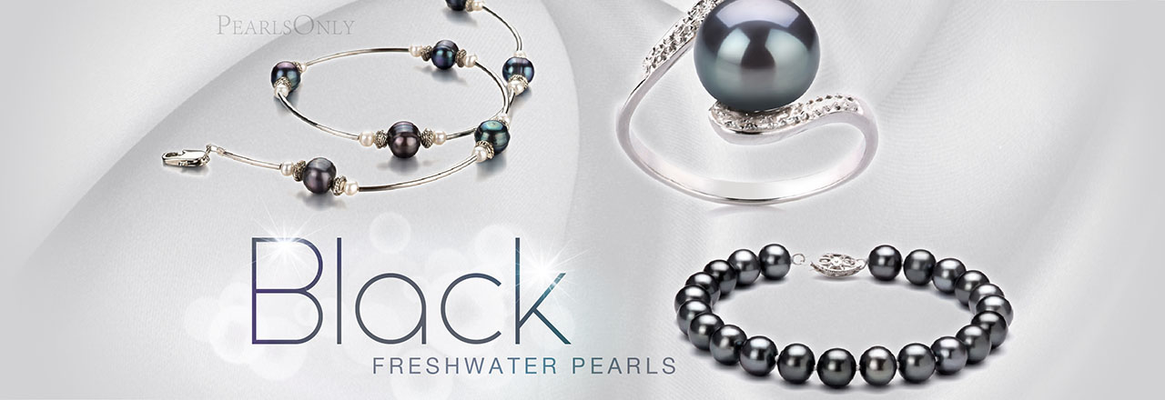 Landing banner for Black Freshwater Pearls